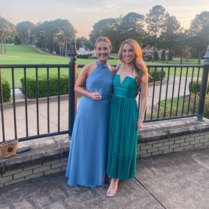 Teal Midi Dress from Anthropologie (Hutch) Size 2